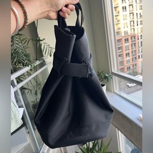 Black Nylon Jil Sander Bucket Bag